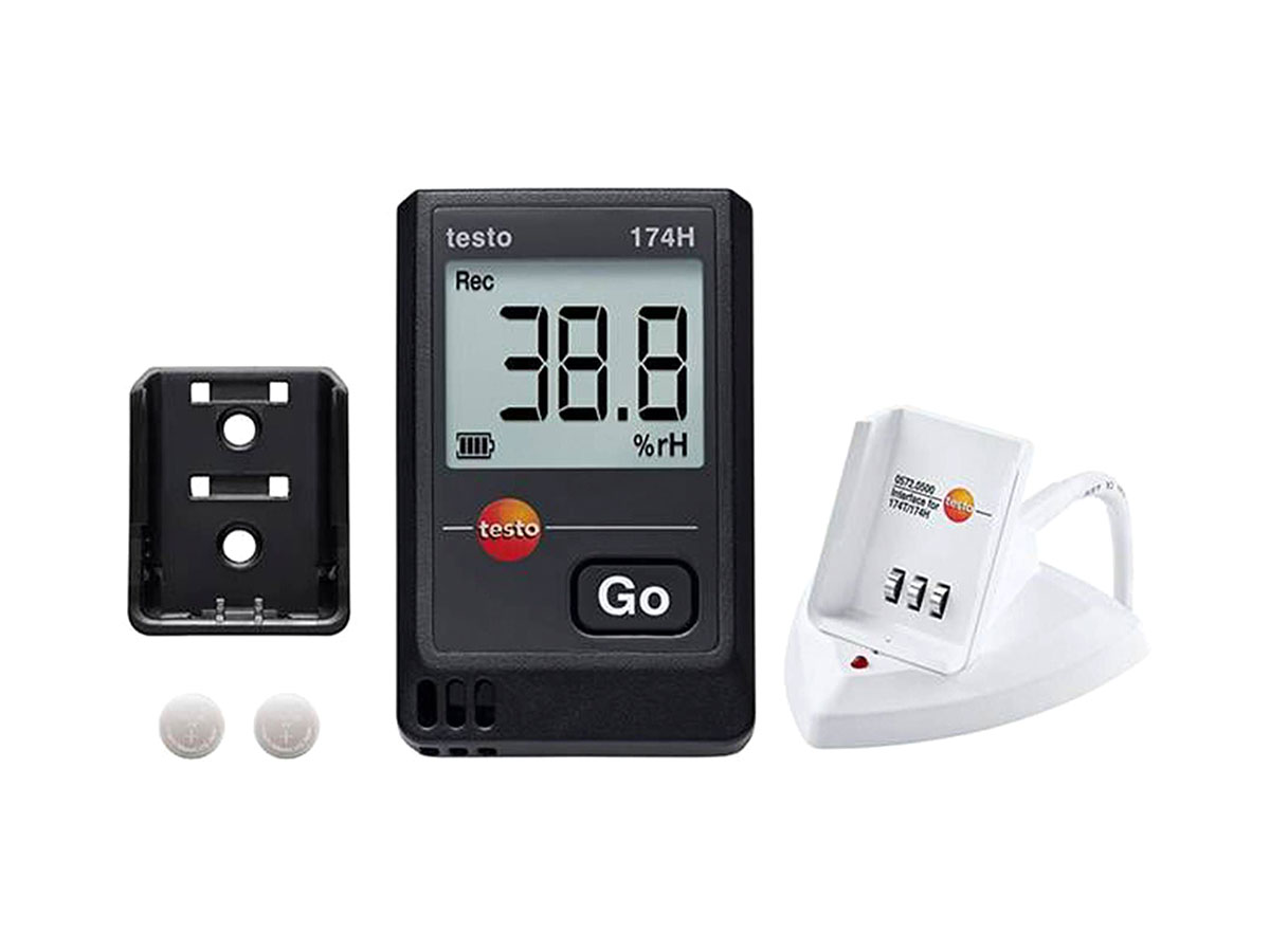 Комплект Testo 174 H - Мини-логгер данных температуры и влажности (0572 0566)